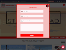 Tablet Screenshot of abroadcampus.com